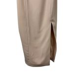 Jay Godfrey Downie Gown Midi Dress Nude Pink Off Shoulder Stretch Size 2 Photo 6