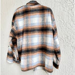 Elan NWT Long Sleeve Riley Plaid Button Front Jacket Brown Women's Size Small Photo 2