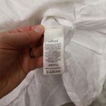 Aritzia Wilfred Tempest Organic Linen White Tiered Smocked Mini Dress Small Photo 6