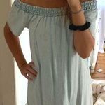 Michael Stars Off The Shoulder Chambray Dress Photo 0