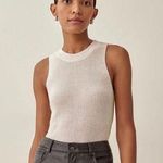 Reformation Lilac Linen Knit Top Photo 0