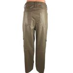 Abercrombie & Fitch Curve Love Vegan Leather Cargo 90s Relaxed High Rise Pant 16 Photo 2