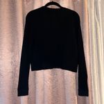 Soma  Size M Black Cropped V Neckline Cardigan Photo 5