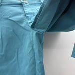 Chico's Trapunto Wide Leg Cropped Pants in Cool Water Blue Sz 0P (4P) NEW Photo 2