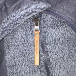 Wanakome Canada Women’s Blue Fleece Teddy Asymmetrical Zipper Jacket Photo 8