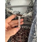 Free People Americana Cardigan Womens XS Duster Hooded Boho Patchwork Oversized Blue Photo 5