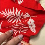 st. john's bay Red Tropical Sleeveless Loose Jumper Romper One Piece  Size 2X New Photo 8