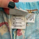 Disney women’s blue Winnie the Pooh snowflake pull on pajama lounge shorts XL Photo 4