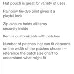 Stoney Clover Lane  x Target Tie dye zipper pouch Photo 3