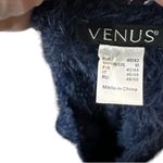 Venus  Navy Fuzzy‎ Sweater Photo 4