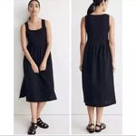 Madewell  black knit tank midi dress cotton gauze sz XS Photo 1