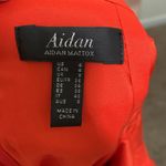 Aidan Mattox  NWT formal long ruffle orangy red woman dress size 4 beautiful Photo 8