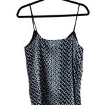 Equipment Layla Black and Gold Silk and Metallic Flocked Cami Tank Top Small NWT Photo 4