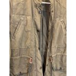 Hinge Olive Green Utility Jacket Lightweight Military Style Size S Photo 1