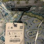ZARA  Scarf Print Floral Shirt Large Photo 6
