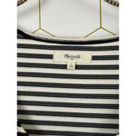 Madewell  Bistro Dress in Black & White Stripe - Size - 2 Photo 4