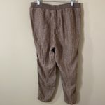 J.Jill 100% linen pull on pants Beechnut Photo 3