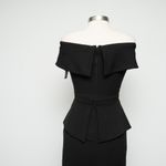 XScape Jovie Off Shoulder Long Scuba Crepe Gown - Style 4748X Photo 10