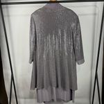 R & M Richards  Womans Silver Metallic Formal 2pc Dress Size 18 MOB Photo 8