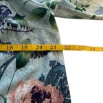 Chico's Easywear By 2 US L Semi Sheer 3/4 Sleeve Open Front Cardigan Floral Fairy Photo 6