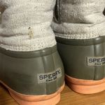 Sperry  Womens Top-Sider Saltwater Rain Duck Boots Canvas Green Size 7.5 M Photo 4