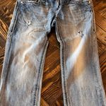 Rock Revival Wendy Capri Jeans Women 28 Embellished Y2K Western Cowgirl Aztec Photo 0