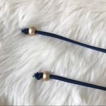 The Jetset Diaries  Navy Mini Satin Slip Dress Open‎ Back Spaghetti Strap Medium Photo 7