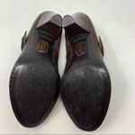 Born 6.5 Brown Leather Mary Jane Heel Pump W61241 Photo 6