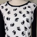 Sweet Rain  small owl print long sleeve blouse Photo 3
