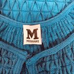 Missoni  dark teal knit long sleeve dress Photo 7