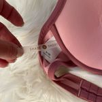 Shade & Shore | Striped Crochet Pink Maroon Bikini Top 34DD Photo 3