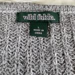 Wild Fable  Light Gray Oversized Balloon Sleeve Cardigan Sweater Size Large Photo 4