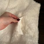 Forever 21 Fuzzy White Zip Up Vest Photo 1