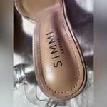 Simmi London  heels clear heel  snake Vera! Size 5 color nude suede clear Photo 6