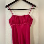 Y2K Morgan & Co Fuchsia Maxi Evening Prom Cocktail Dress Size 7/8 Pink Photo 3