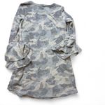 ‎Ruffled Bell Sleeve Camo Dress Green Photo 2