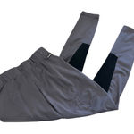 Kerrits  Riding Pants Women’s Medium Gray Suede Knee Patch Leggings Equestrian Photo 0