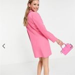 ASOS NWT Extro & Vert mini blazer dress with overlay in hot pink size 6 Photo 3