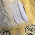 CAbi  Daisy Yellow rough woven tweed crop blazer jacket SMALL Photo 5