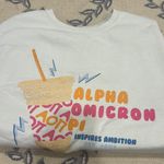 Dunkin Donuts Alpha Omicron Pi Sweatshirt Size M Photo 1
