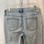 Chico's So Slimming Crop Light Blue Wash Denim Slim Straight Mid Rise Pants Jeans Photo 5