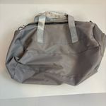 Halara NWT  Gray Silver Gym Duffle Bag with removable shoulder strap Photo 2