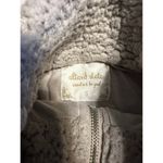 Altar'd State  Quarter Zip Sherpa Pullover Women's Size Small Neutral Warm Retro Photo 3