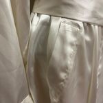 Victoria's Secret  White 3/4 Length Satin Robe  Photo 4