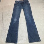 Paige  Hollywood Hills Bootcut Jeans Sz 27 Classic Rise Y2K Embellished Denim Photo 0