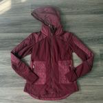 Lululemon athletica Maroon Fleece Keen Jacket III Hooded Women’s Athletic Photo 1
