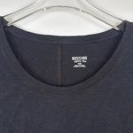 Mossimo Supply Co Dress Womens Shirt 3/4 Sleeve Heather Knee Length Black Medium Photo 3