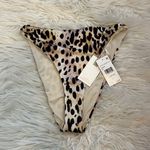 Good American  Good Swim Rose Cheetah Bikini Bottoms Photo 2