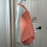 Elliatt Layered Tiered Sleeveless Peach Orange Shift Sheath mini dress #000 Photo 2