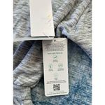 Zella NWT!  Peaceful Funnel Neck Tie Waist Sweatshirt Grey Light Heather Small Photo 4